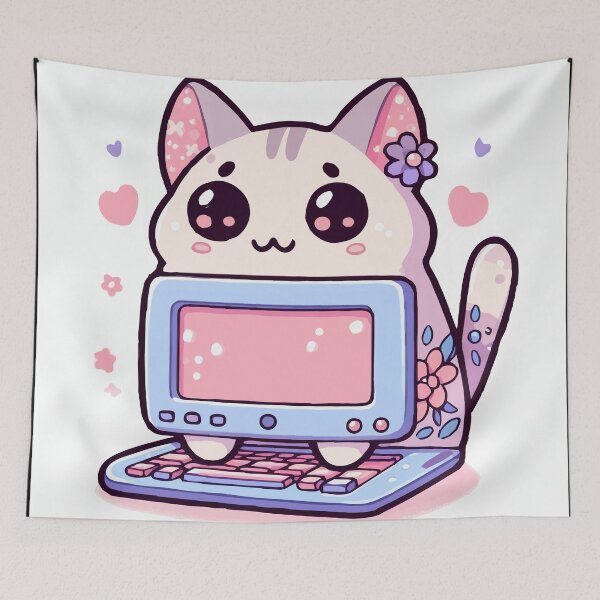 Item preview, Analog Cat in a digital world designed and sold by Gacram.