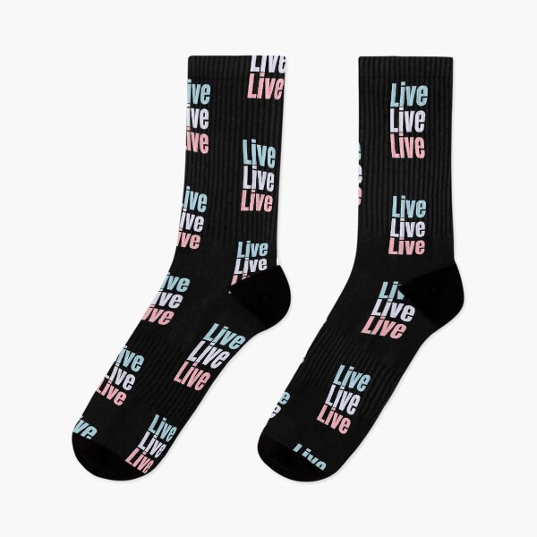 Item preview, Live, Live, Live, repeated 3 times design with light colours. live your life well designed and sold by LewaTahami.