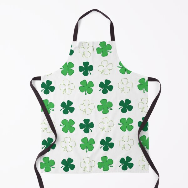Item preview, Four Leaf Clover - Shamrock Print - White designed and sold by JenPolegattoArt.