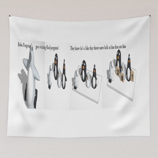 Item preview, broma de pingüino robo designed and sold by The Poette.