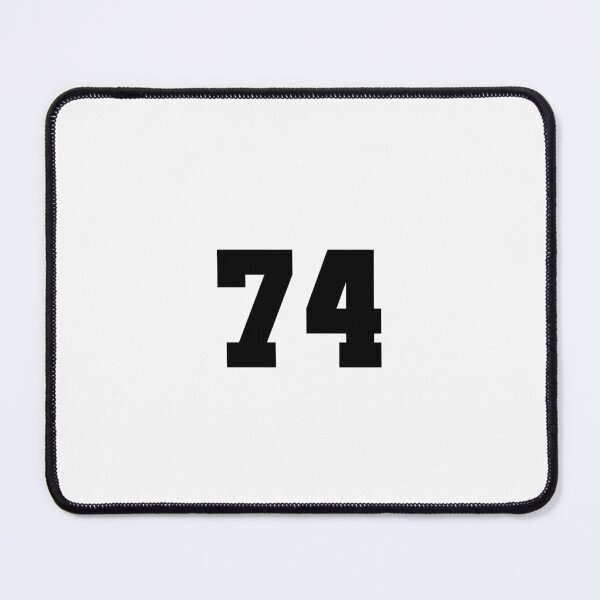 Item preview, 74, seventy four, black, soccer league designed and sold by Numbers-Art.