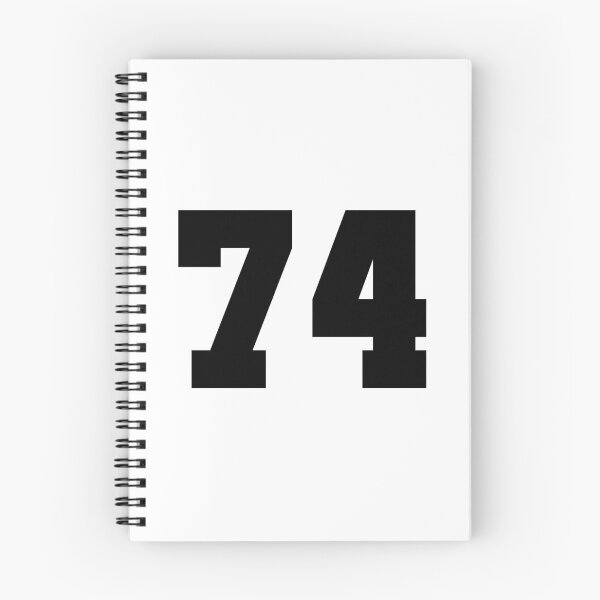 Item preview, 74, seventy four, black, soccer league designed and sold by Numbers-Art.