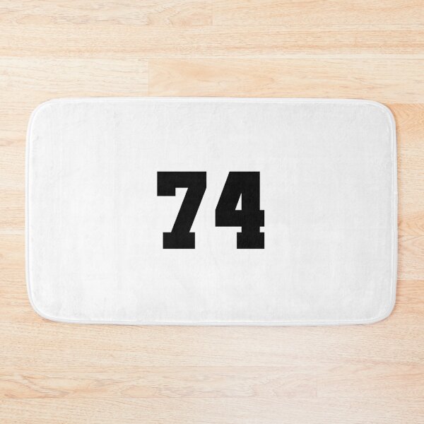 Item preview, 74, seventy four, black, soccer league designed and sold by Numbers-Art.