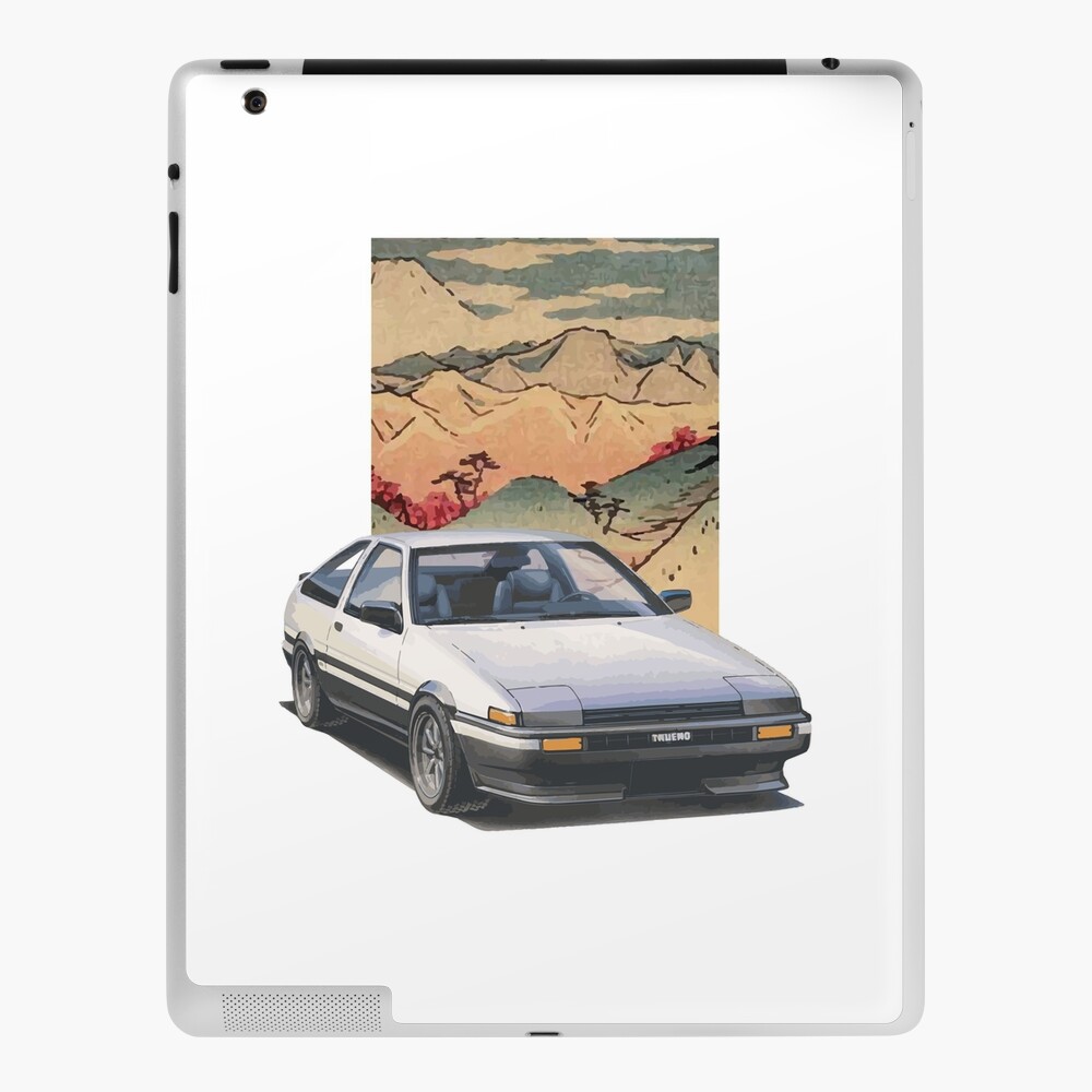 Tōge Ae86 Ipad Case Skin By Mvommen Redbubble