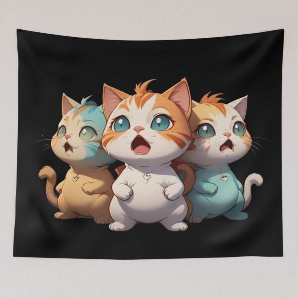 Item preview, Trio cats designed and sold by Shtex.
