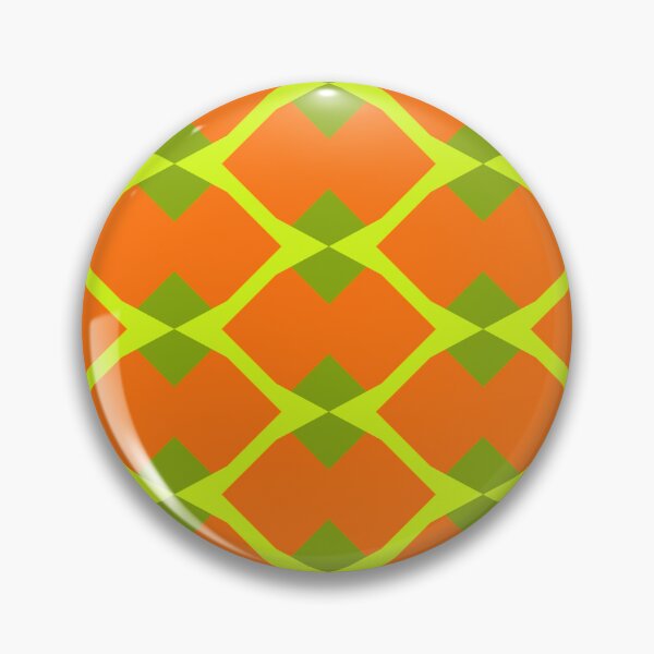 Item preview, Orange with Green Diamond Pattern designed and sold by AStar17.