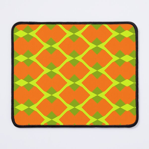 Item preview, Orange with Green Diamond Pattern designed and sold by AStar17.