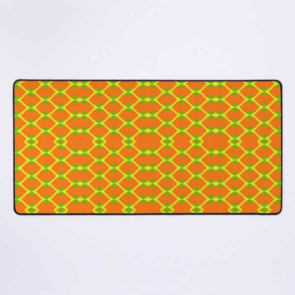 Item preview, Orange with Green Diamond Pattern designed and sold by AStar17.
