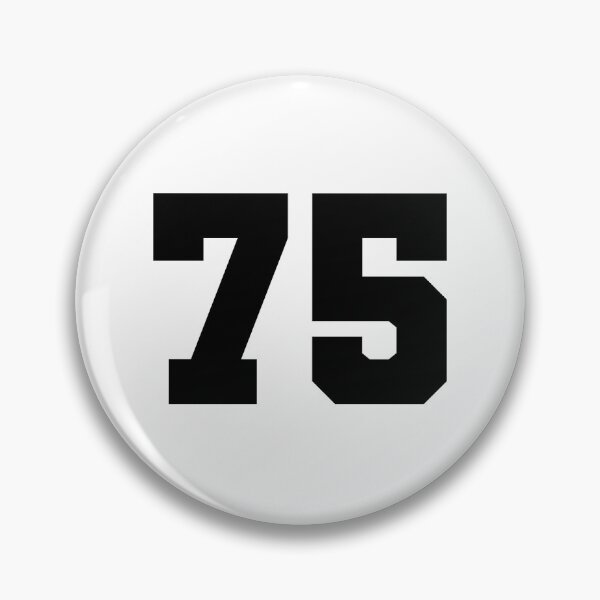 Item preview, 75, seventy five, black, soccer league designed and sold by Numbers-Art.