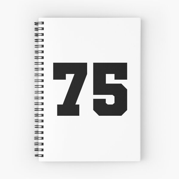 Item preview, 75, seventy five, black, soccer league designed and sold by Numbers-Art.