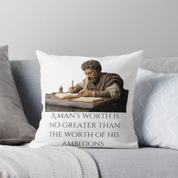 Item preview, A Man’s Worth Is No Greater Than The Worth Of His Ambitions designed and sold by Wis-Epoch.