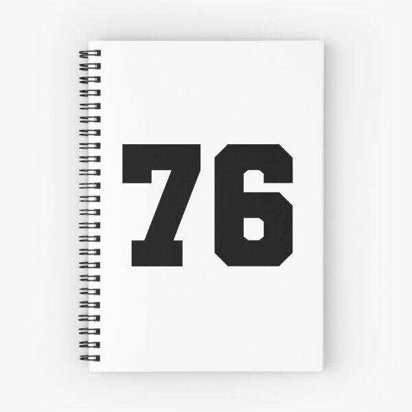 Item preview, 76, seventy six, black, soccer league designed and sold by Numbers-Art.