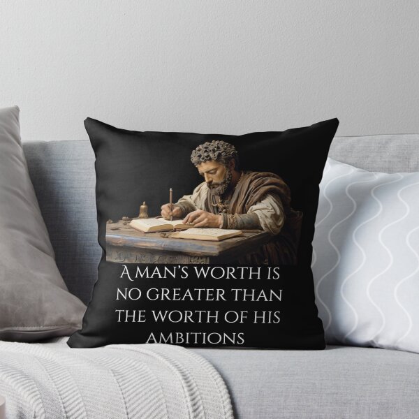 Item preview, A Man’s Worth Is No Greater Than The Worth Of His Ambitions 2 designed and sold by Wis-Epoch.