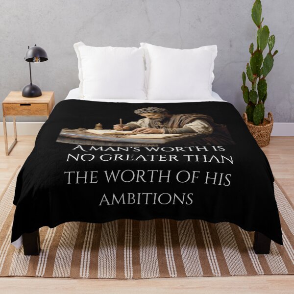Item preview, A Man’s Worth Is No Greater Than The Worth Of His Ambitions 2 designed and sold by Wis-Epoch.