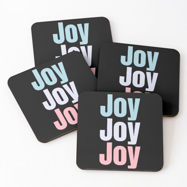 Item preview, Joy, Joy, Joy, repeated 3 times design with light colours. be joyful and spread positivity in the world  designed and sold by LewaTahami.