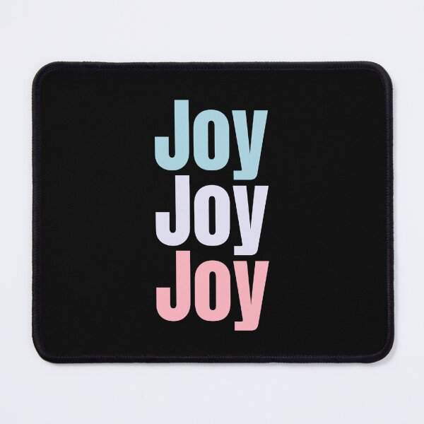 Item preview, Joy, Joy, Joy, repeated 3 times design with light colours. be joyful and spread positivity in the world  designed and sold by LewaTahami.