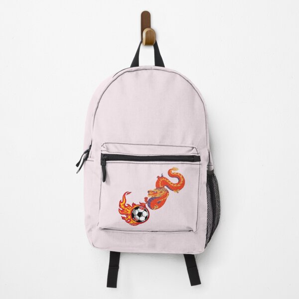 Item preview, Playful dragon tumbling the soccer ball designed and sold by EyeArt Studio.