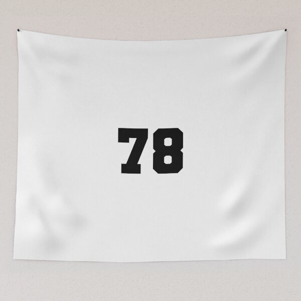 Item preview, 78, seventy eight, black, soccer league designed and sold by Numbers-Art.
