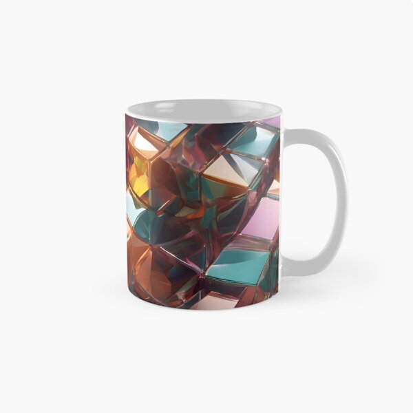Artikelvorschau, Abstract Geometric Crystal Cube Pattern entworfen und verkauft von TheArtOfPat.
