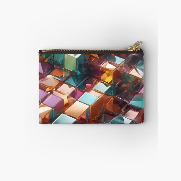 Item preview, Abstract Geometric Crystal Cube Pattern designed and sold by TheArtOfPat.
