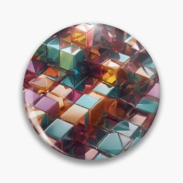 Artikelvorschau, Abstract Geometric Crystal Cube Pattern entworfen und verkauft von TheArtOfPat.
