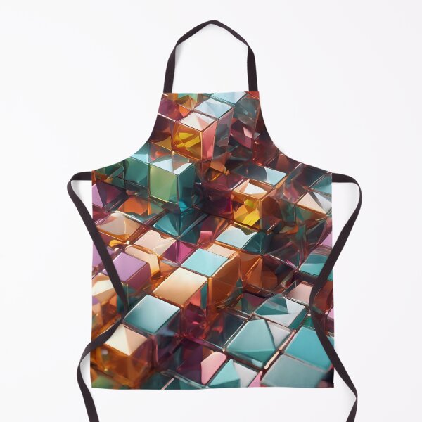 Artikelvorschau, Abstract Geometric Crystal Cube Pattern entworfen und verkauft von TheArtOfPat.