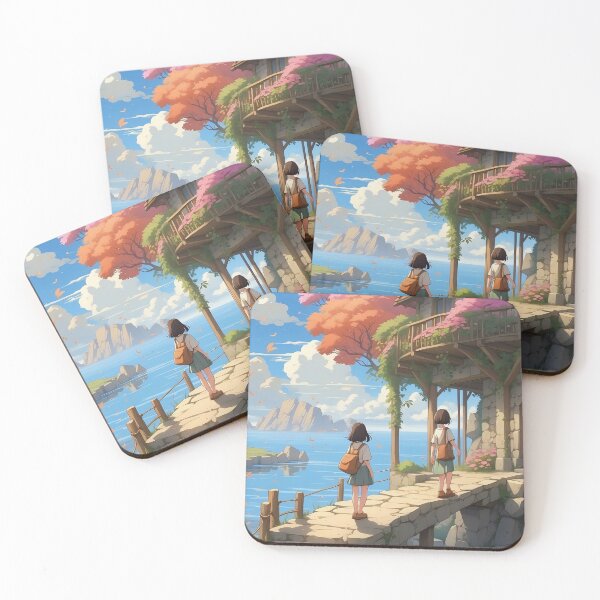 Item preview, Serene Waterside Home, Children Exploring Nature’s Beauty designed and sold by ArtComixHaven.