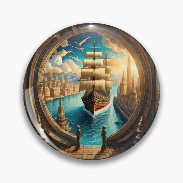 Item preview, Paper Art - A View of the Harbor designed and sold by Dan Farsaci.