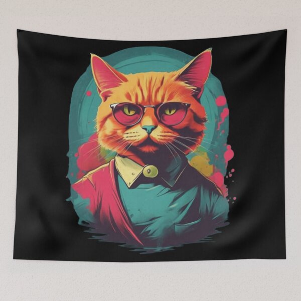 Item preview, Cool and gentle cat designed and sold by Shtex.