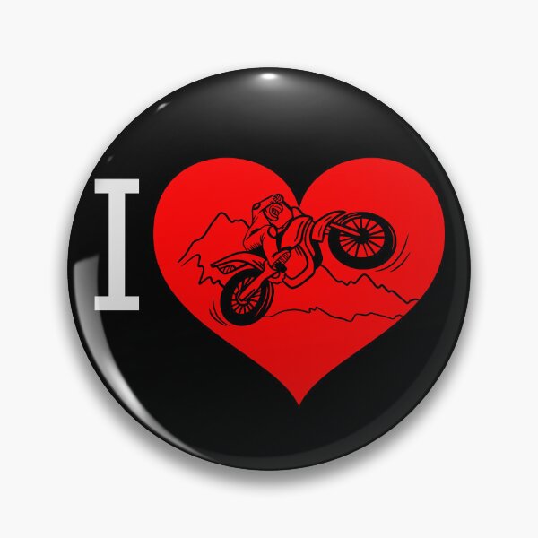 Item preview, I Love Dirt Bike Racing Motocross Dirtbike Motorcycle Dirt Biker Love Motocross Dirt Bike Rider Valentines Day designed and sold by CarantinedChaos.
