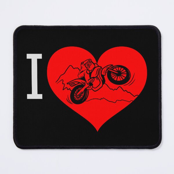 Item preview, I Love Dirt Bike Racing Motocross Dirtbike Motorcycle Dirt Biker Love Motocross Dirt Bike Rider Valentines Day designed and sold by CarantinedChaos.