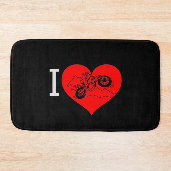 Item preview, I Love Dirt Bike Racing Motocross Dirtbike Motorcycle Dirt Biker Love Motocross Dirt Bike Rider Valentines Day designed and sold by CarantinedChaos.