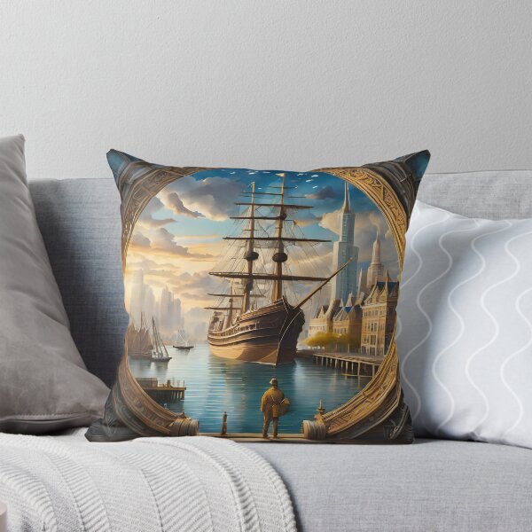 Item preview, Paper Art - A View of the Harbor designed and sold by Dan Farsaci.