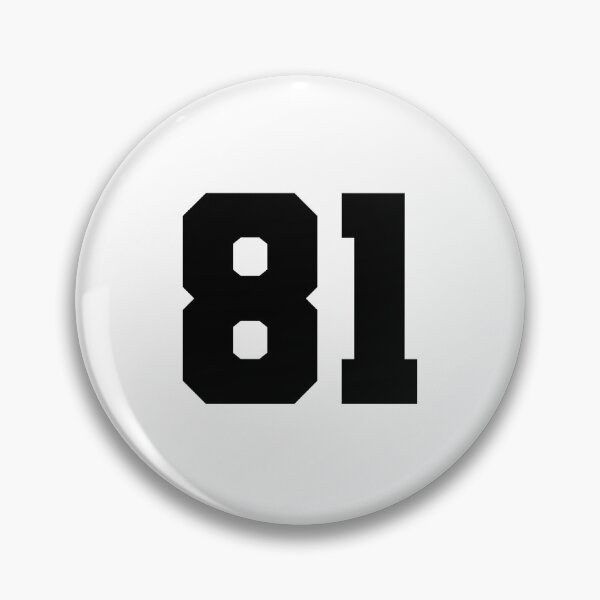 Item preview, 81, eighty one, black, soccer league designed and sold by Numbers-Art.
