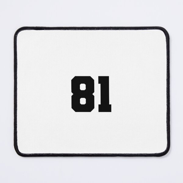 Item preview, 81, eighty one, black, soccer league designed and sold by Numbers-Art.