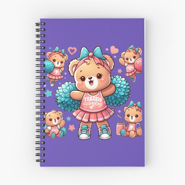 Item preview, Cheerleader bear cheering with pompoms. designed and sold by moni0490.