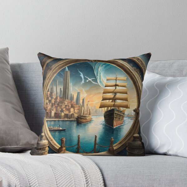 Item preview, Paper Art - A View of the Harbor designed and sold by Dan Farsaci.
