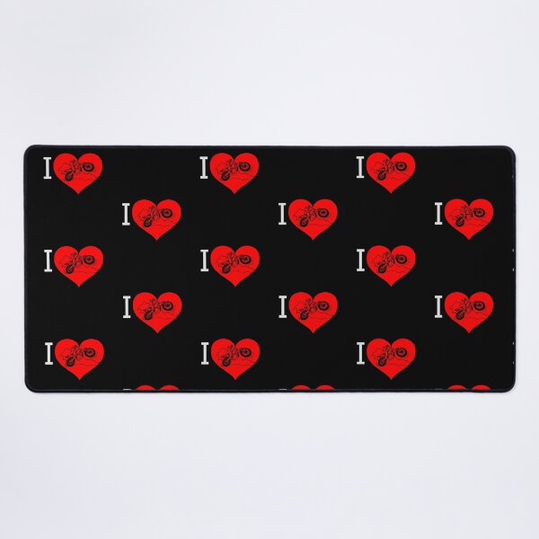 Item preview, I Love Dirt Bike Racing Motocross Dirtbike Motorcycle Dirt Biker Love Motocross Dirt Bike Rider Valentines Day designed and sold by CarantinedChaos.