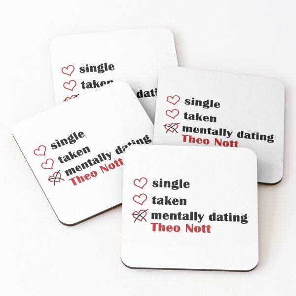 Item preview, Single Taken Mentally dating Theo Nott designed and sold by EmeraldeaArt.