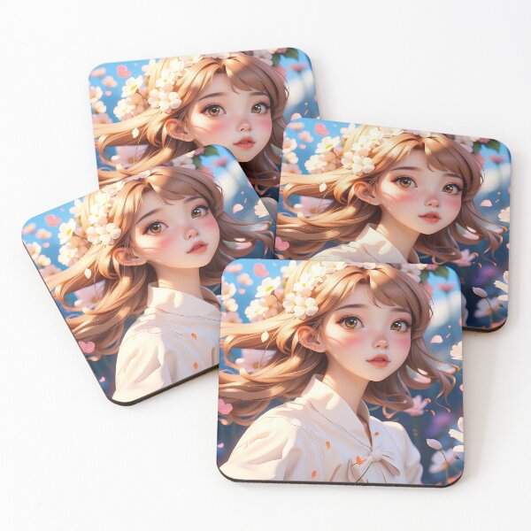 Item preview, Enchanted Evening Amidst Blossoming Flowers designed and sold by ArtComixHaven.