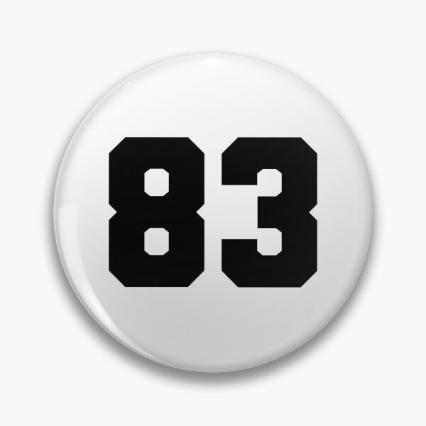 Item preview, 83, eighty three, black, soccer league designed and sold by Numbers-Art.