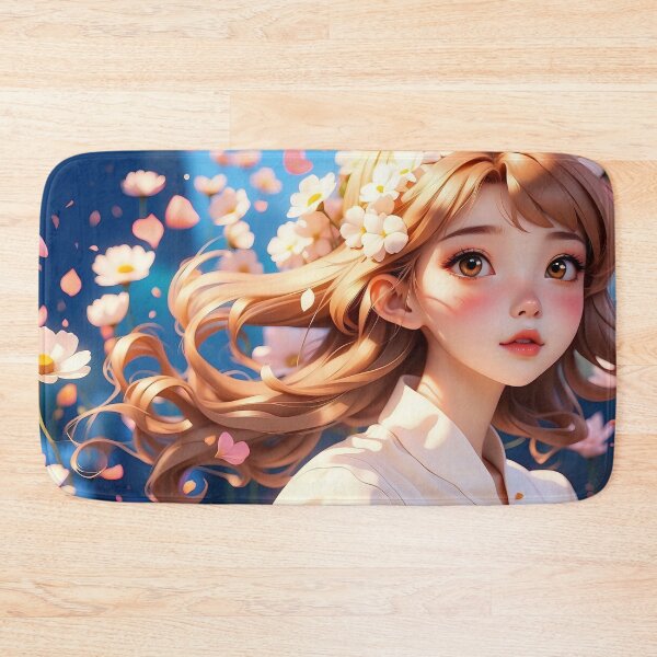 Item preview, Enchanted Evening Amidst Blossoming Flowers designed and sold by ArtComixHaven.