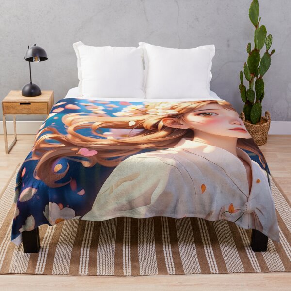 Item preview, Enchanted Evening Amidst Blossoming Flowers designed and sold by ArtComixHaven.