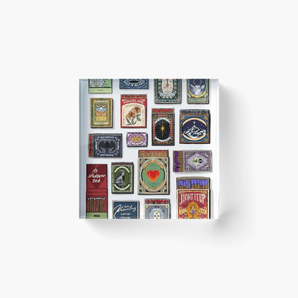 Item preview, Sarah J Mass Matchbox print  designed and sold by brooketyler16.