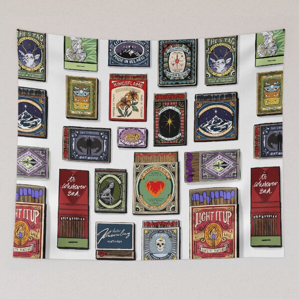 Item preview, Sarah J Mass Matchbox print  designed and sold by brooketyler16.