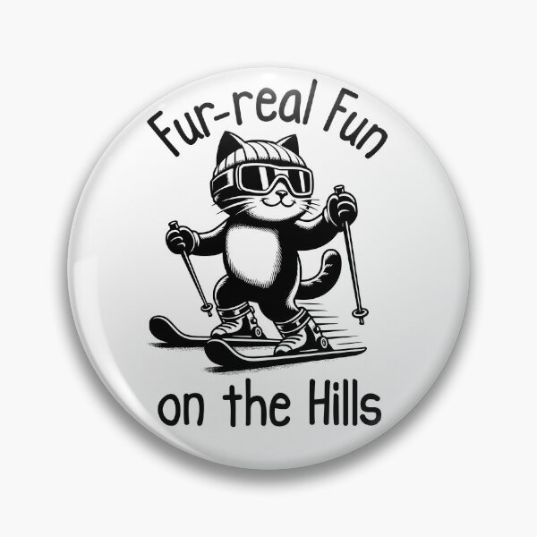 Item preview, Cat Skiing Funny Cat Lover Gift  designed and sold by HosvPrint .s.
