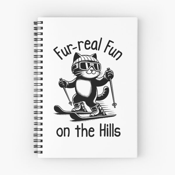 Item preview, Cat Skiing Funny Cat Lover Gift  designed and sold by HosvPrint .s.