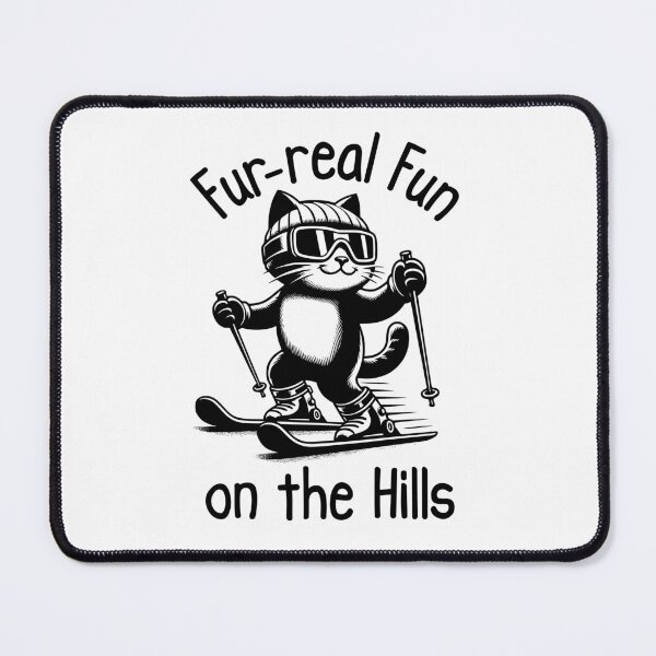 Item preview, Cat Skiing Funny Cat Lover Gift  designed and sold by HosvPrint .s.