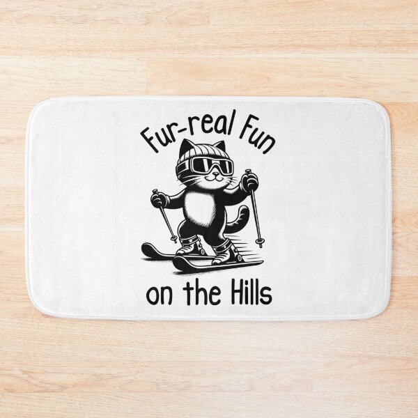 Item preview, Cat Skiing Funny Cat Lover Gift  designed and sold by HosvPrint .s.