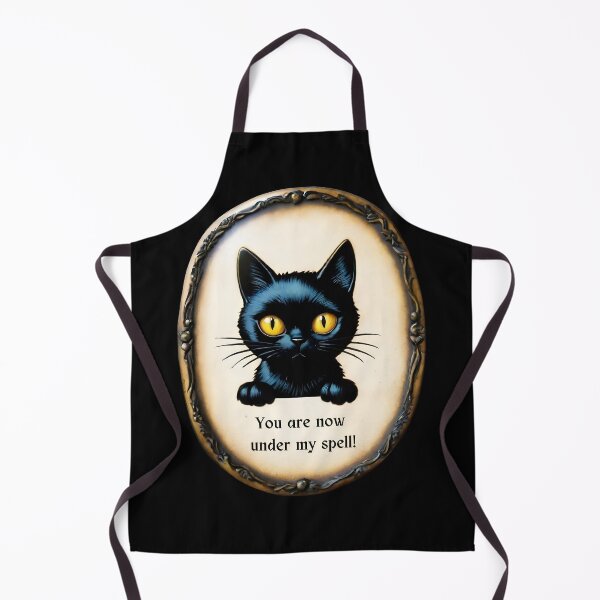 Item preview, You Are Now Under My Spell - Funny Vintage Black Cat Design designed and sold by HecatesDelights.